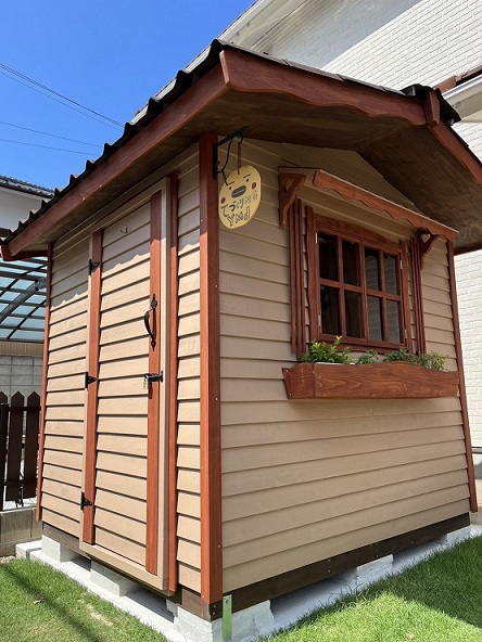 美*紗様 木製物置台 O 完成しました♪（アンの小屋12 ソフトオーカー 大阪府K様